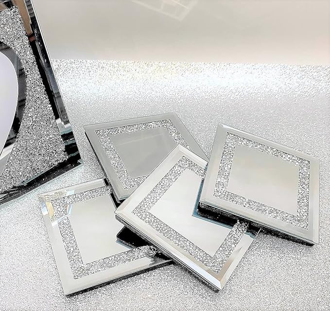 Multicrystal Coasters Set of 4