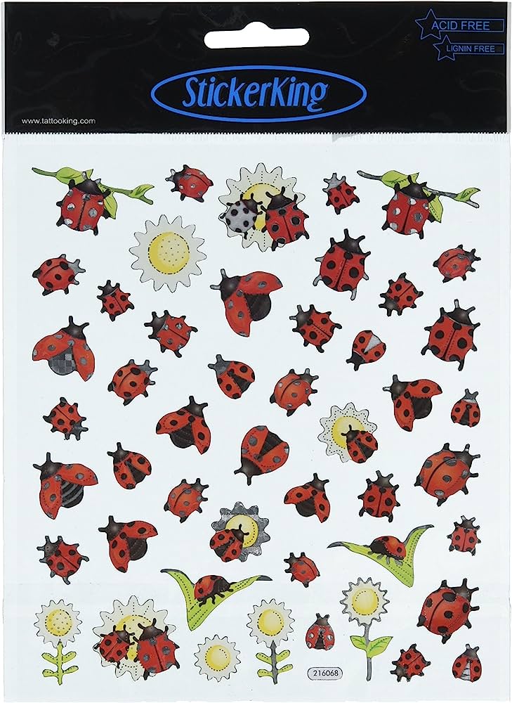 StickerKing - Ladybugs and Suns