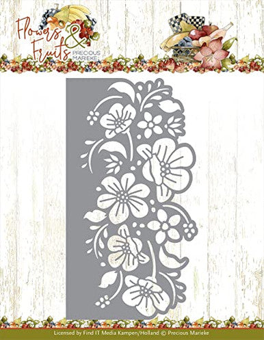 Precious Marieke Dies - Flowers and Fruits - Fruit Blossom Edge