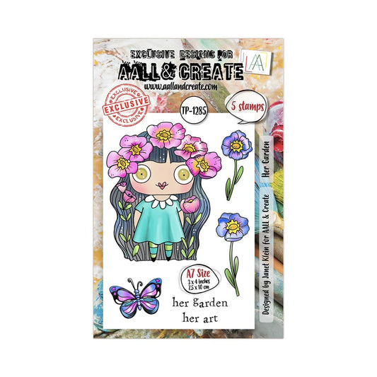 AALL & CREATE - A7 Stamps - Her Garden #1285