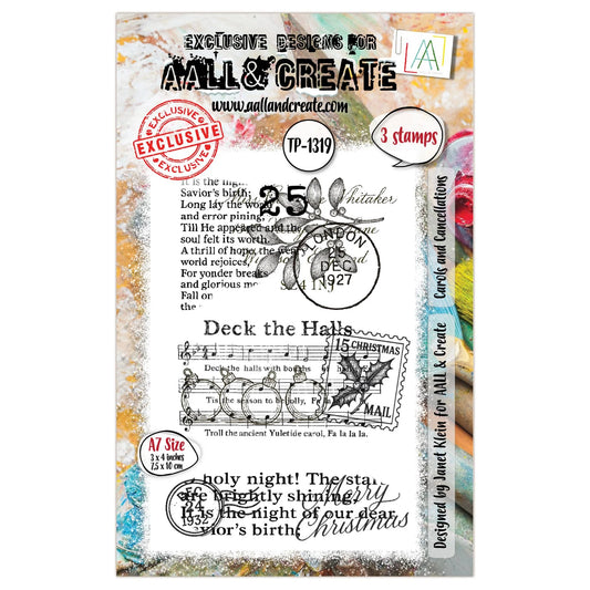 AALL & CREATE - A7 Stamps - Carols And Cancellations
