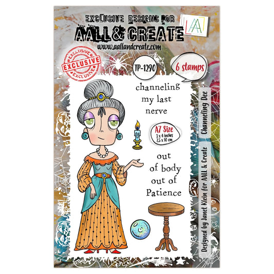 AALL & CREATE - A7 Stamps -Channeling Dee #1290
