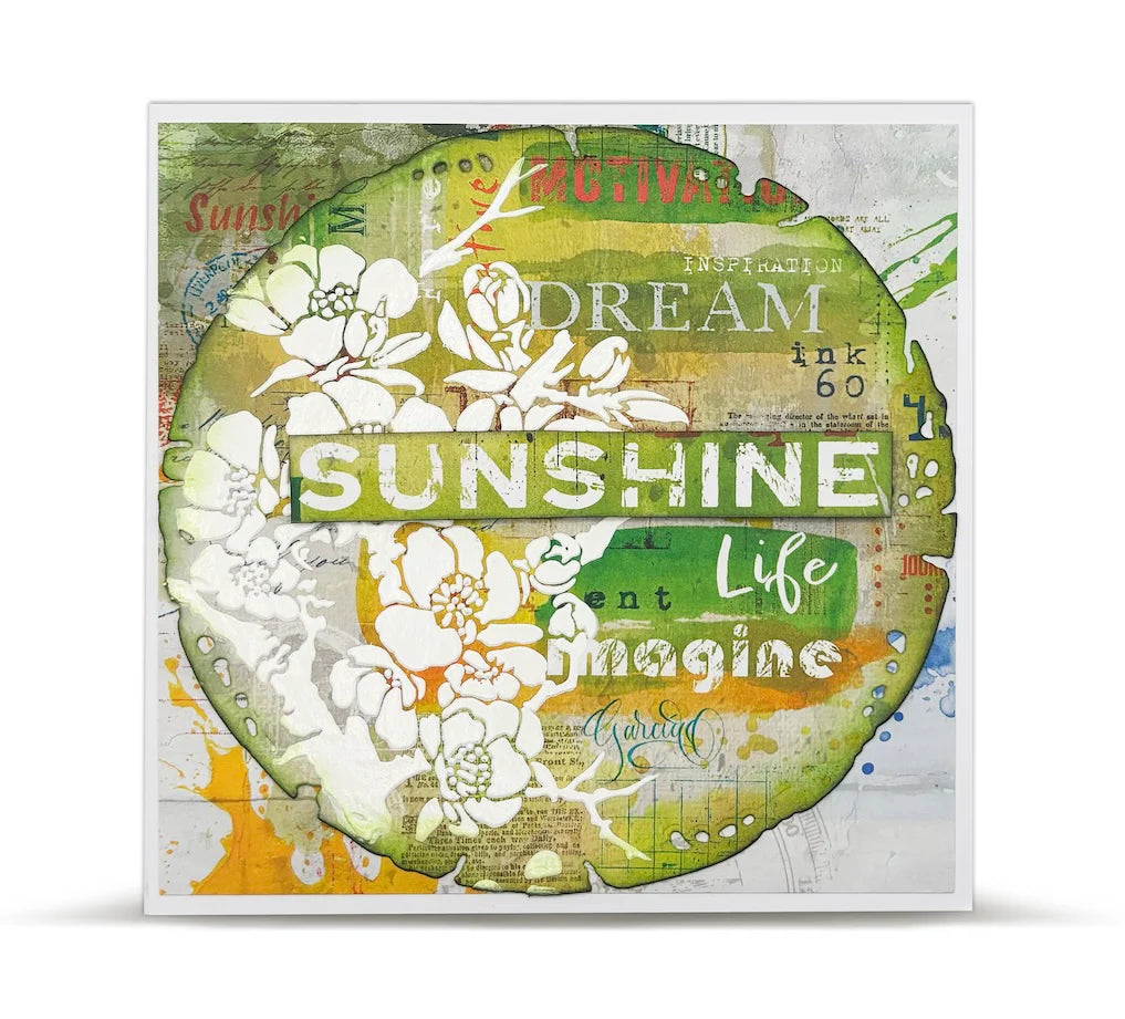 AALL & CREATE - 6X6 Stencil - Cherry Drift # PC - 238