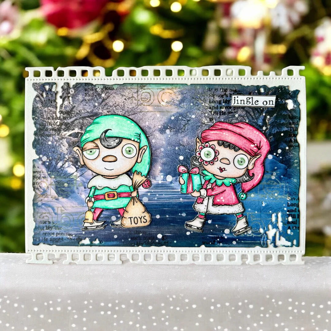 AALL & CREATE - A7 Stamps - Elf Made # 1311