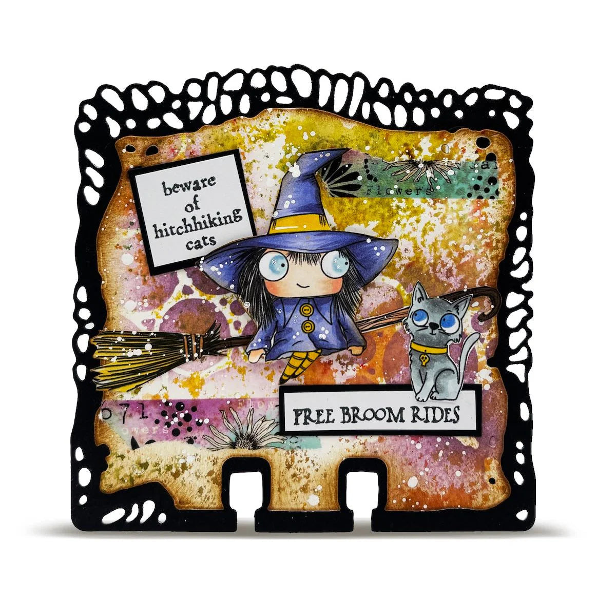 AALL & CREATE - A7 Stamps - Free Broom Rides #1298