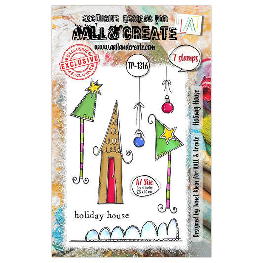 AALL & CREATE - A7 Stamps - Holiday House #1316