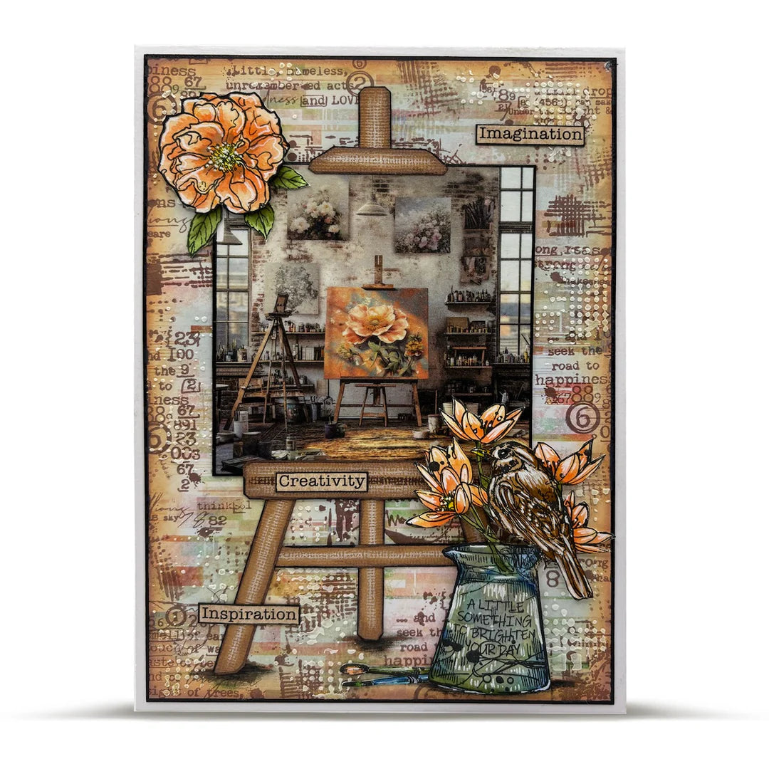 AALL & CREATE - Washi Tape - Painterly Petals #135