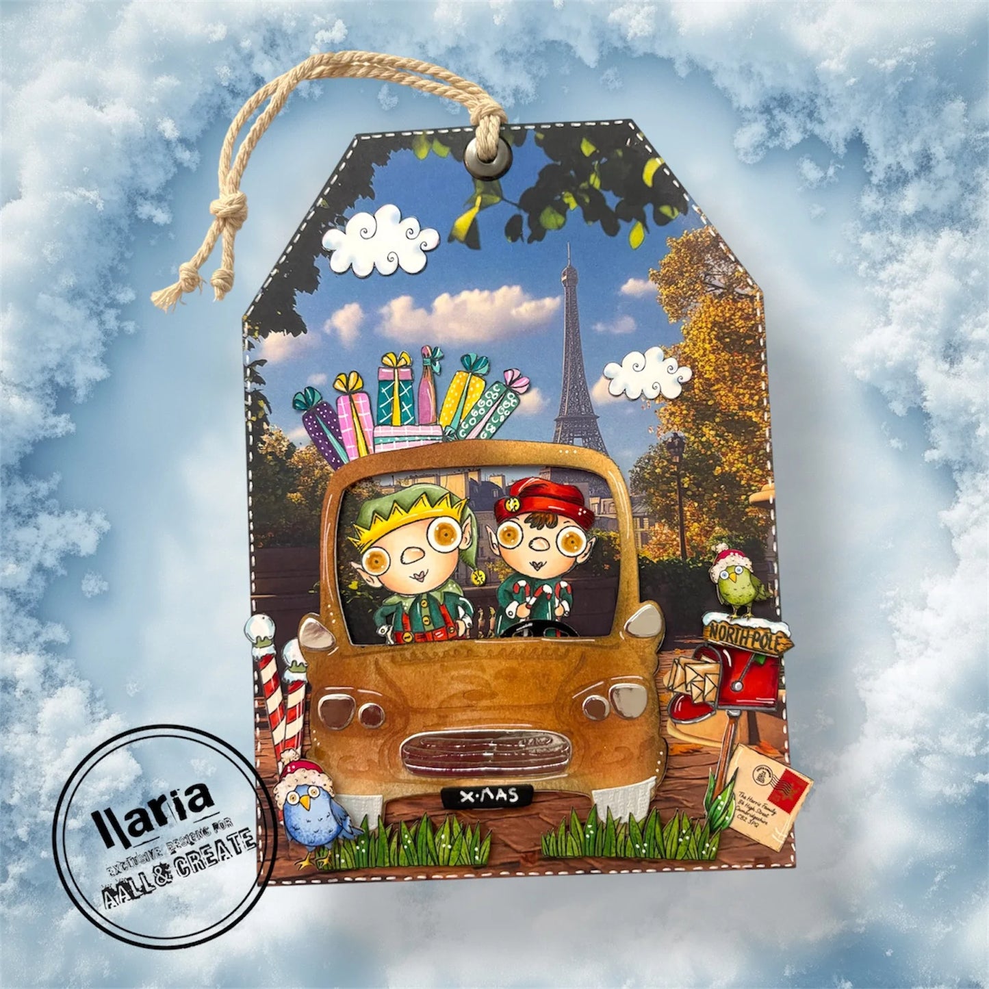 AALL & CREATE - A7 Stamps - The North Pole #1313