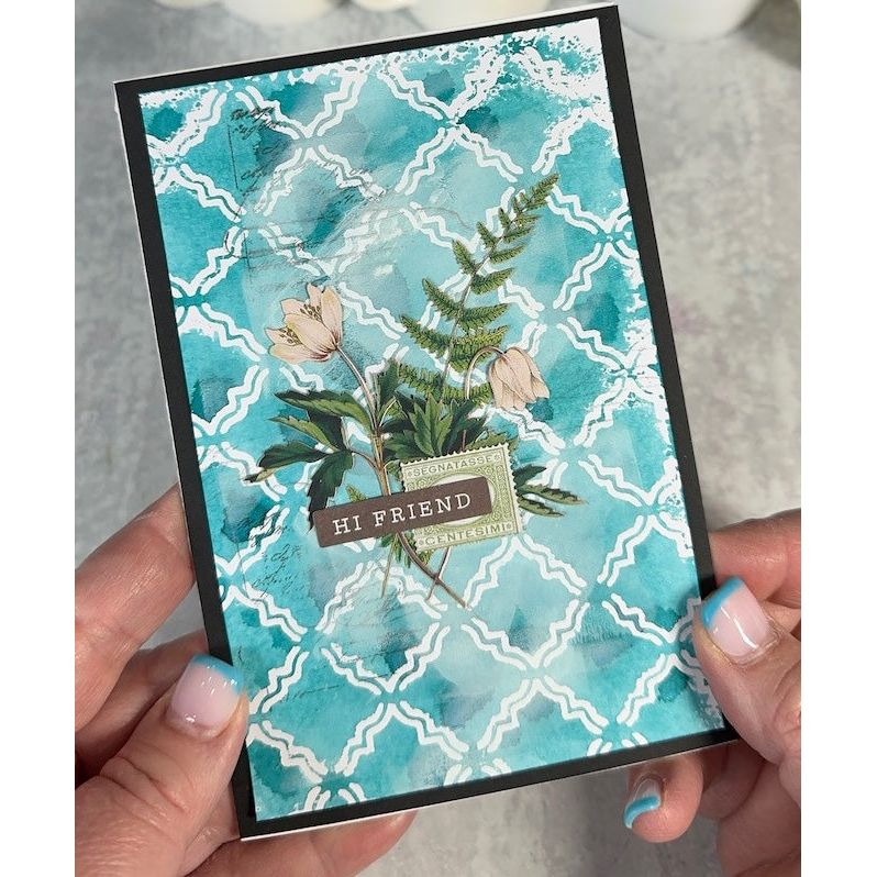 Arden Creative - Hidden Creek Stencil - Timeless Quatrefoil