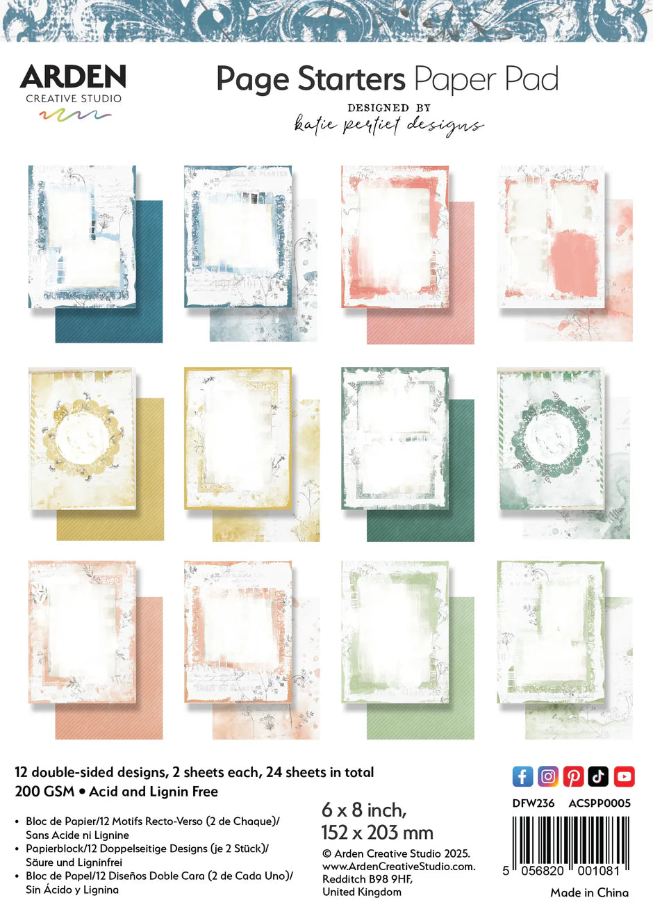 Arden Creative - Page Starters Paper Pad