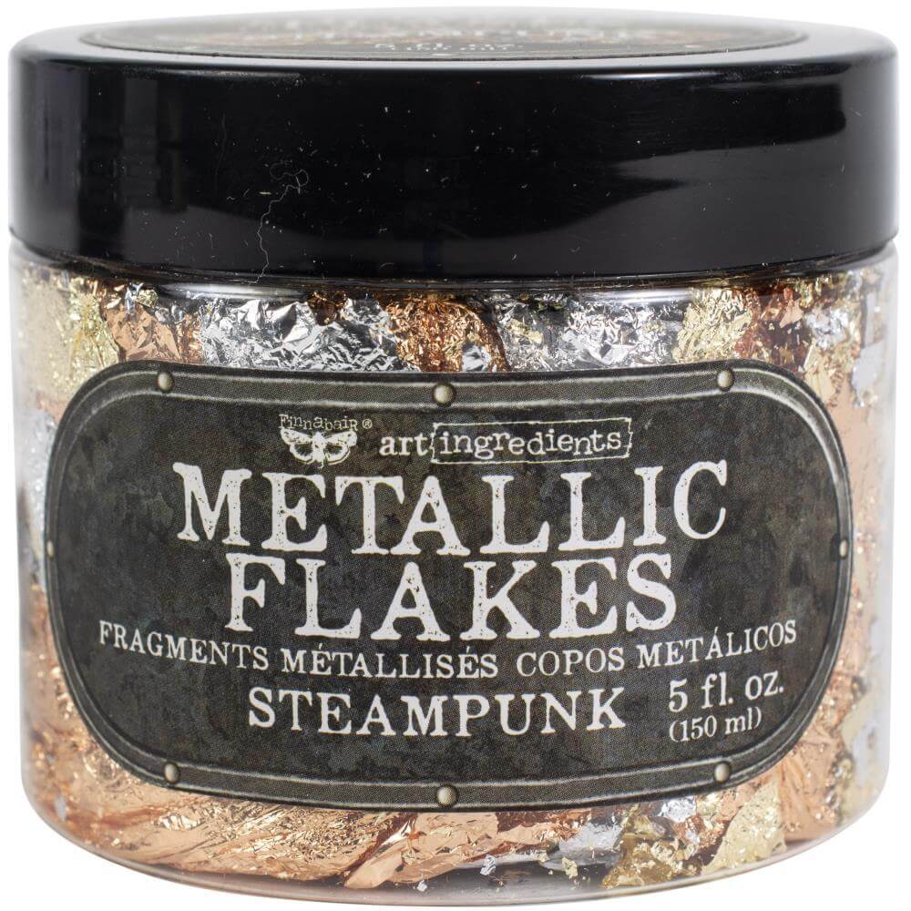 Finnabair Art Ingredients - Steampunk Art Metal Flakes