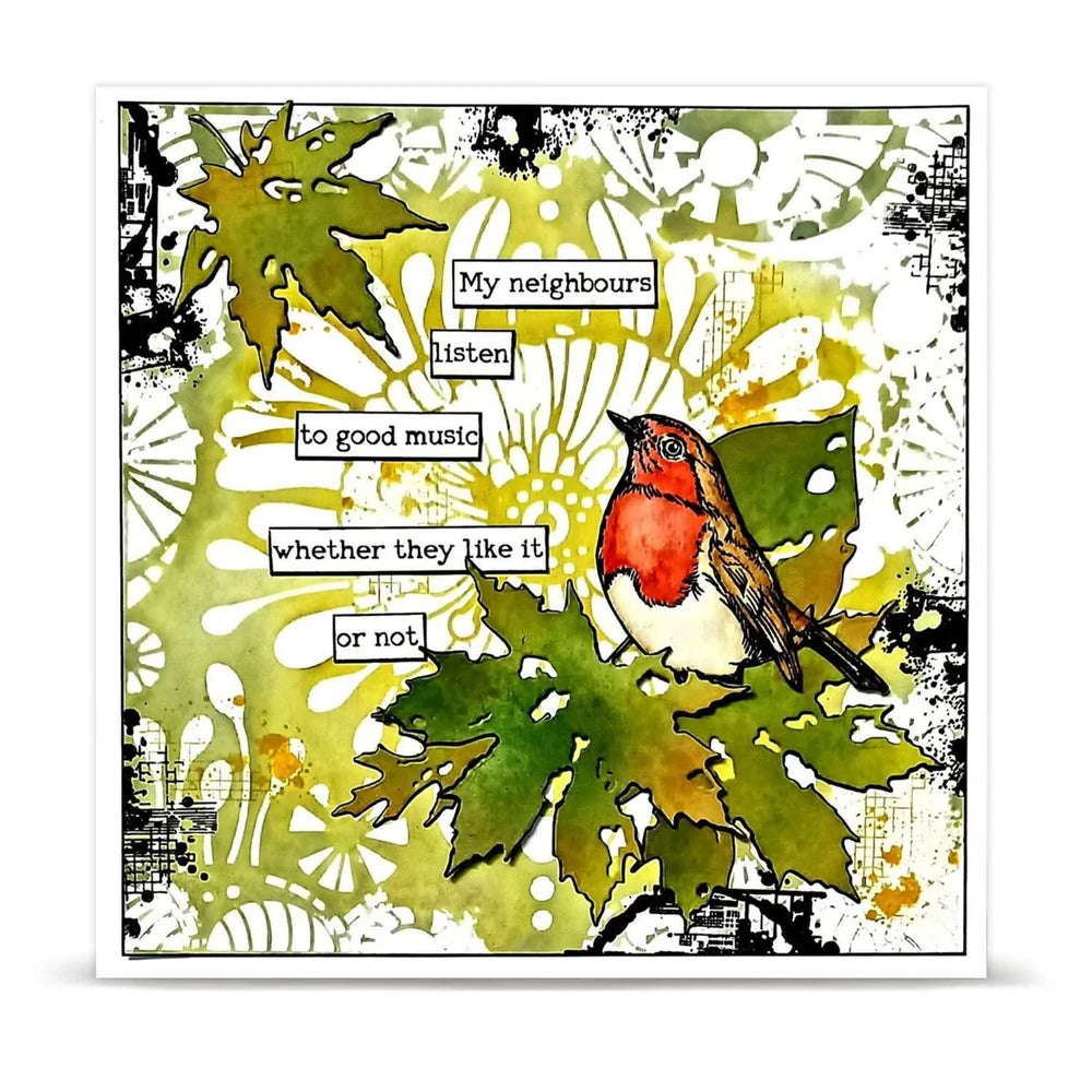 AALL & CREATE - 6X6 Stencil - Coquelicot Nouveau #PC-276