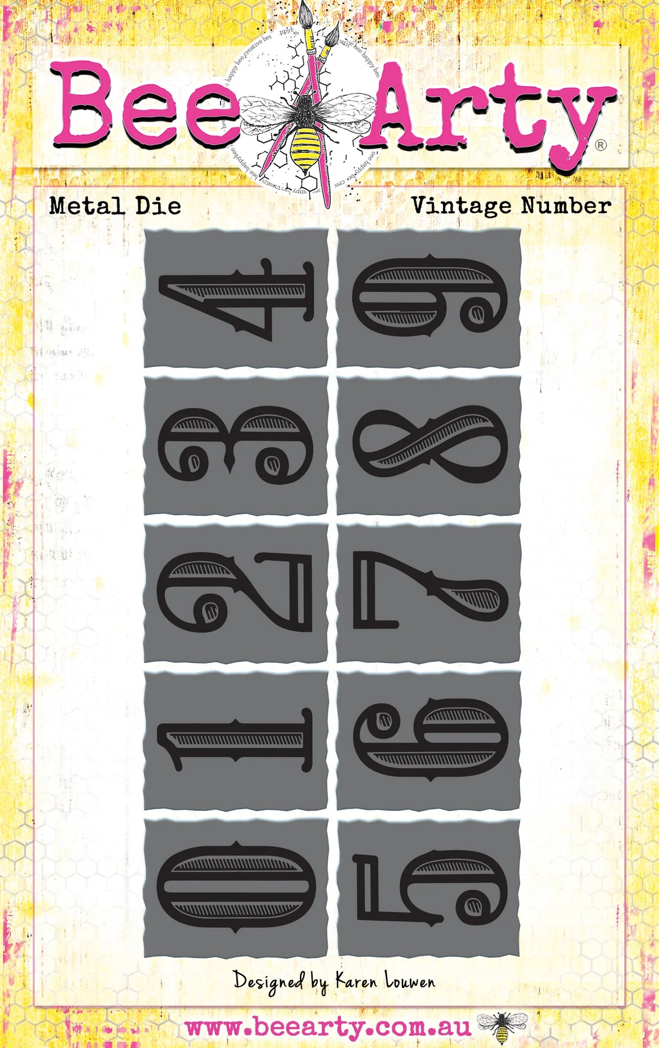 Bee Arty Dies - Vintage Numbers