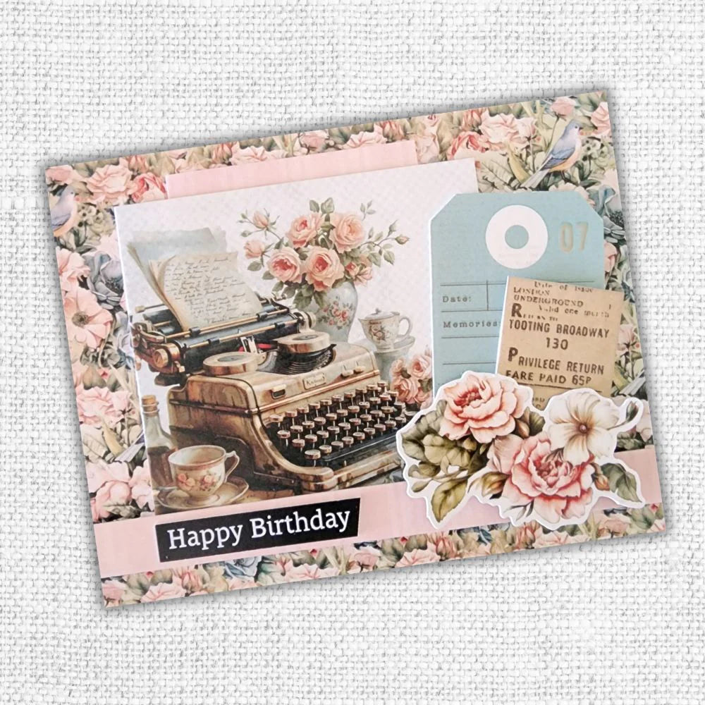 Paper Rose - Papercuts Card Making Kits - April 2025 Afternoon In The Park