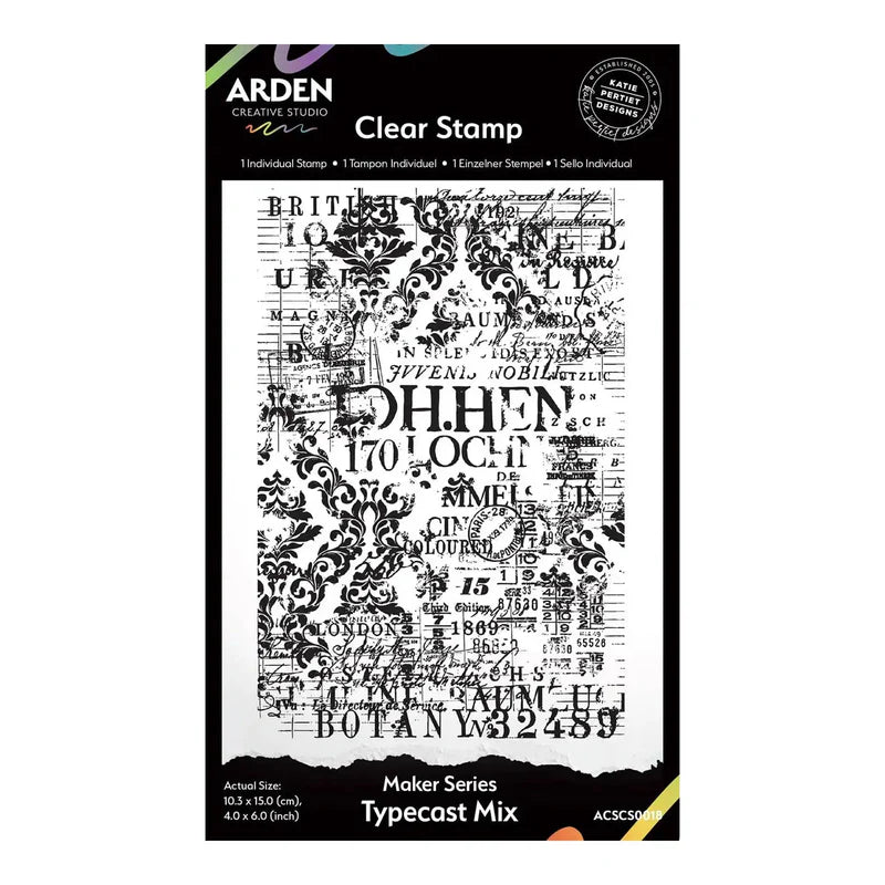 Arden Creative Studio - Clear Stamp Makers Series Typecast Mix