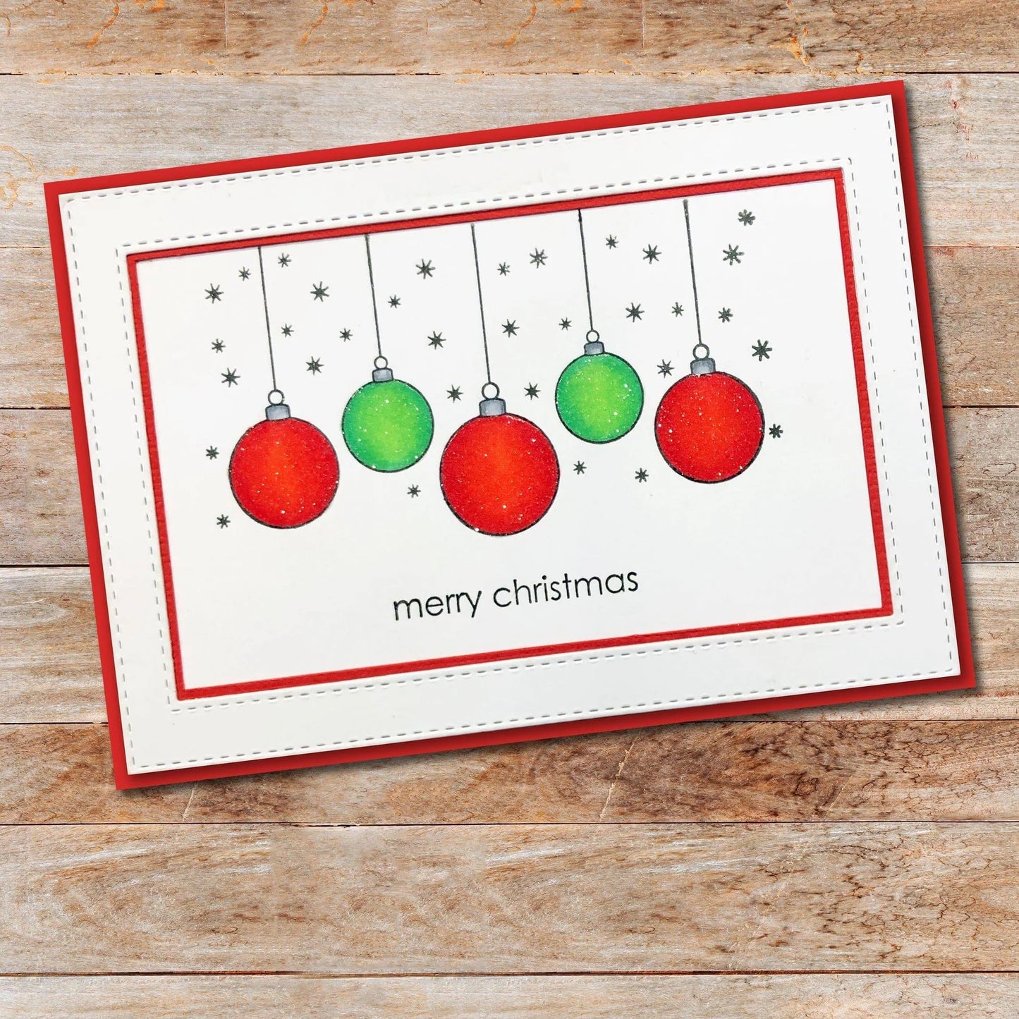 Paper Rose - Clear Stamp Set - Hanging Ornament