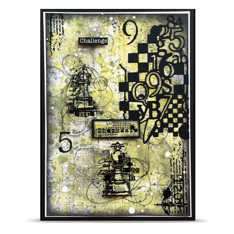 AALL & CREATE - Cutting Dies - Checked Figures DI - 22
