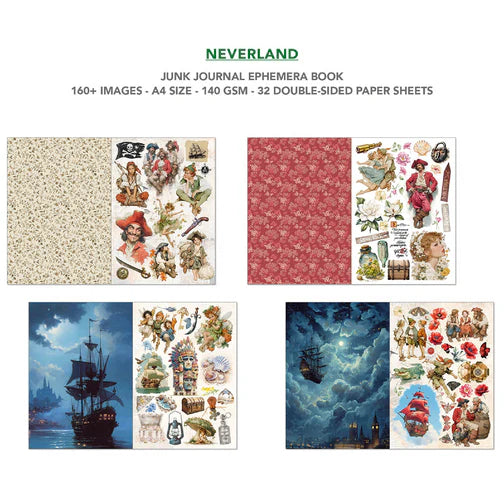 Ciao Bella - Junk Journal & Ephemera Book - Neverland