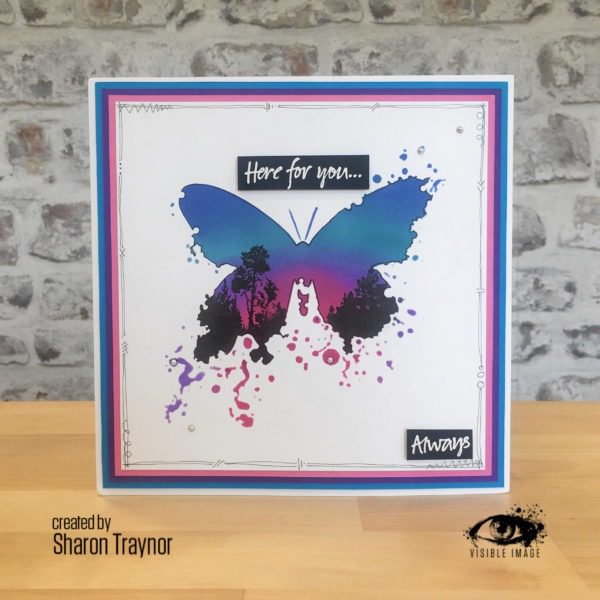 Visible Image Stencils -Butterfly Ink