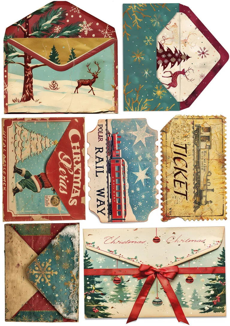 Ciao Bella - Rice Papers -A5 Set - Polar Railway