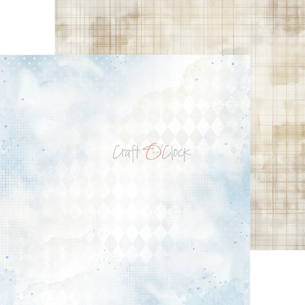 Craft O'Clock - Baby Boy Universe 8"x 8" Mix Paper Collection Pack