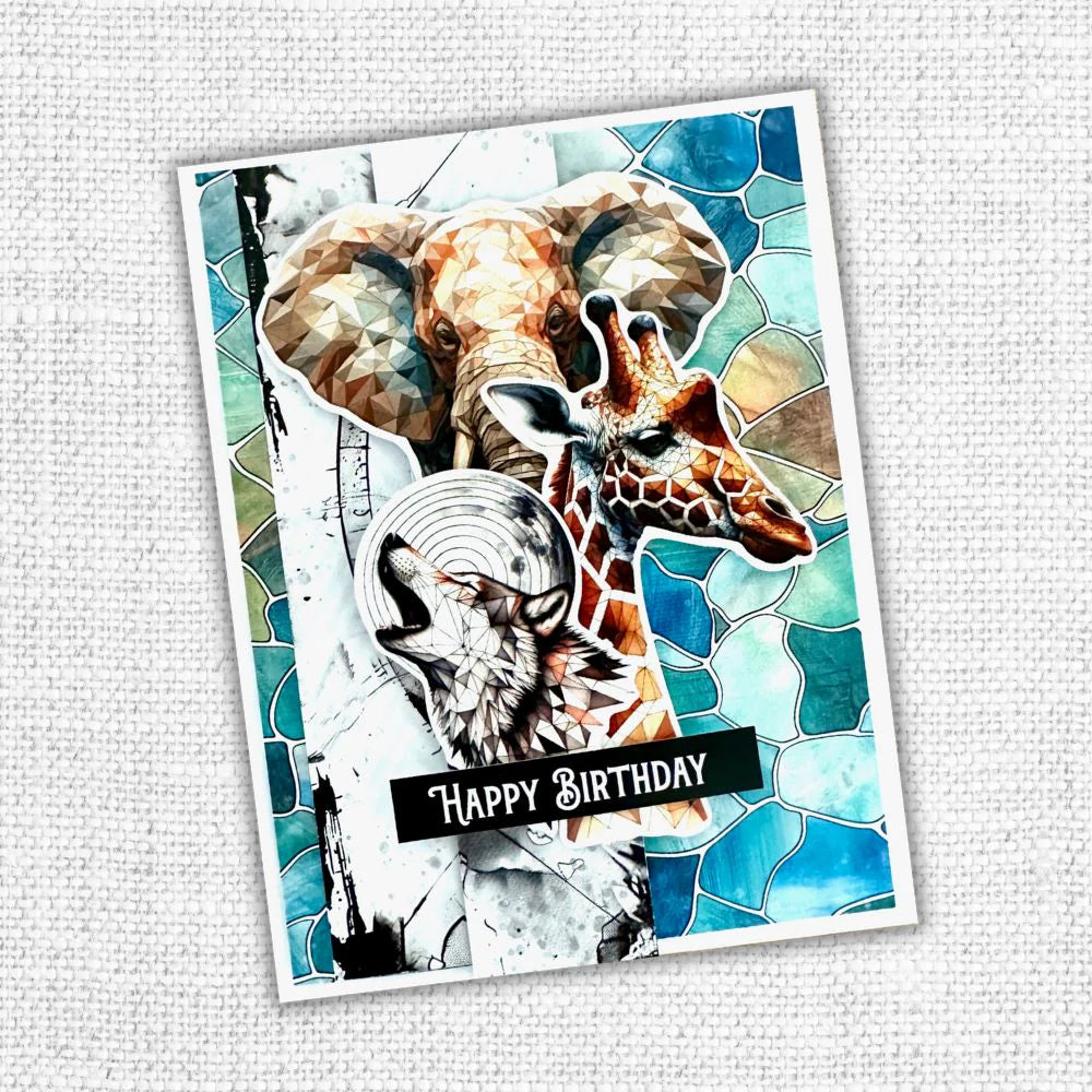 Paper Rose Embossed Die Cuts - Animal Kingdom 1.0