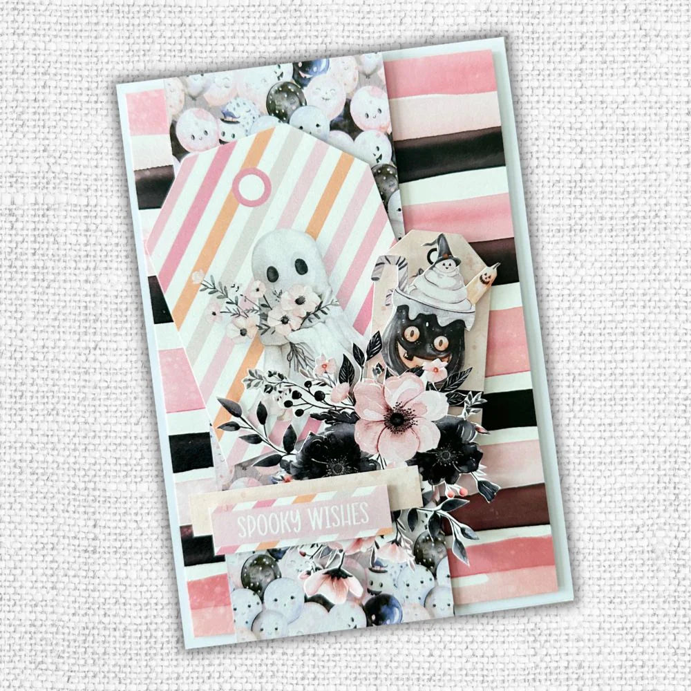 Paper Rose Cut Aparts - Pink Halloween