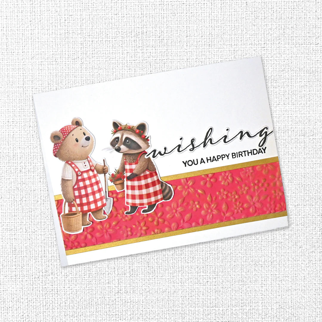 Paper Rose - Clear Stamp Set - Wishing & Sending Sentiments