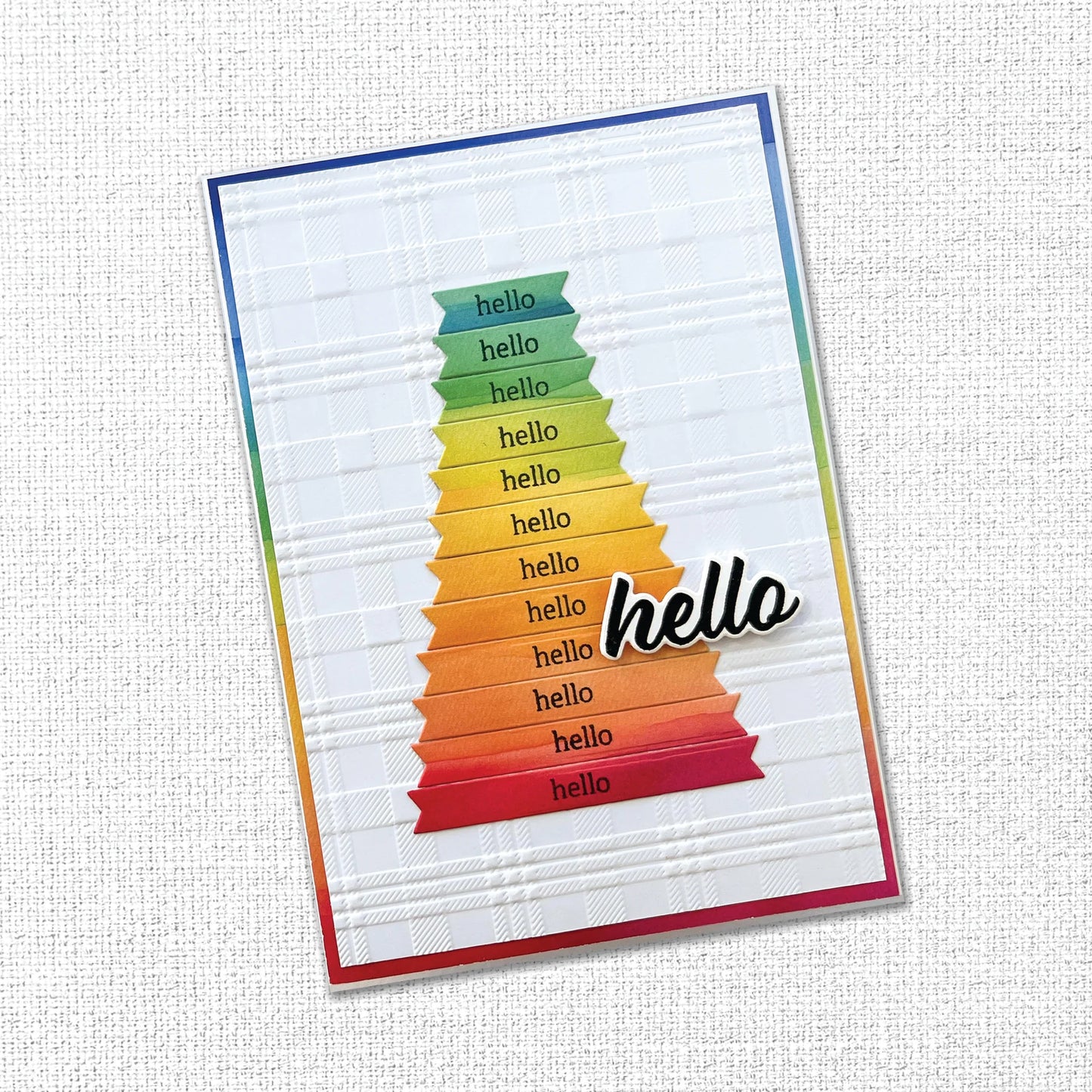 Paper Rose - Metal Cutting Die - Sentiment Banner Strips