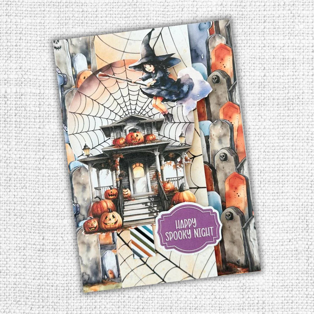 Paper Rose Embossed Die Cuts - Spooky Halloween