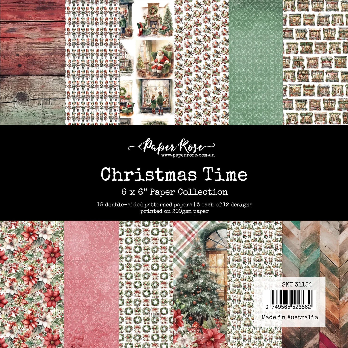 Paper Rose - Christmas Time 6x6 Paper Collection