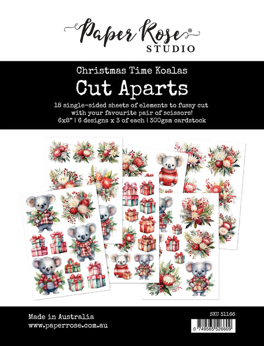 Paper Rose Cut Aparts - Christmas Time Koalas