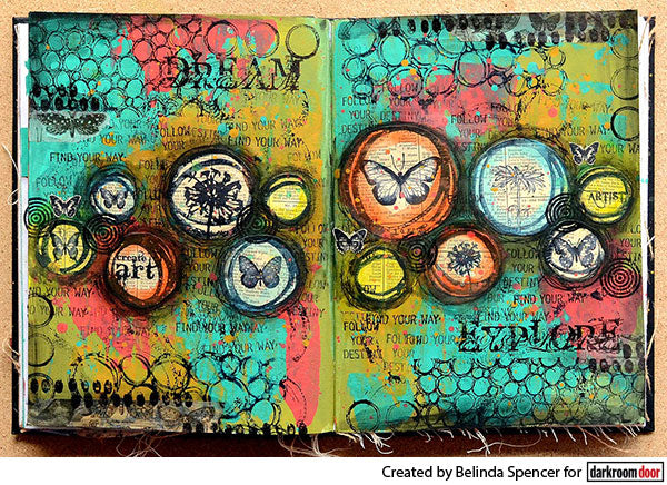 Stencil - Darkroom Door - Circles (Large)