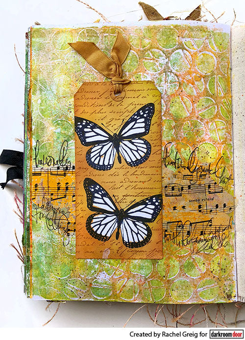 Stencil - Darkroom Door -Polka Dots (Large)