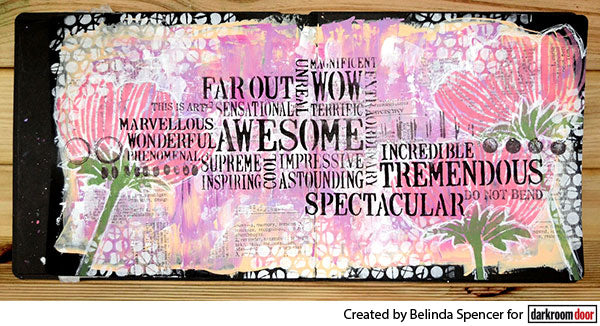 Stencil - Darkroom Door - Awesome (Medium)