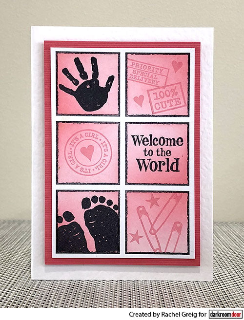 Rubber Stamp - Darkroom Door - Hello Baby Vol 2