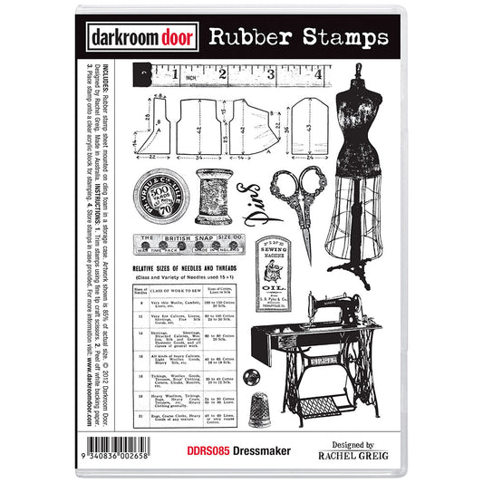 Rubber Stamp - Darkroom Door - Dressmaker