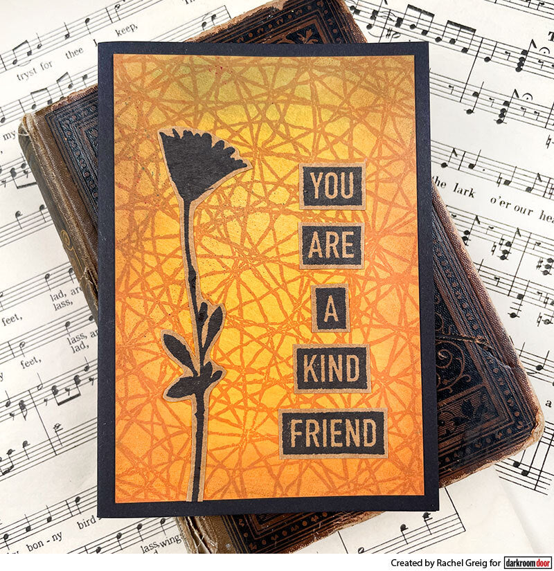 Rubber Stamp - Darkroom Door - You Are Everything