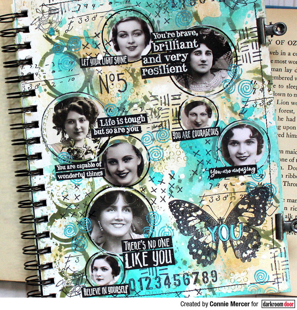 Rubber Stamp - Darkroom Door - Mini Marks