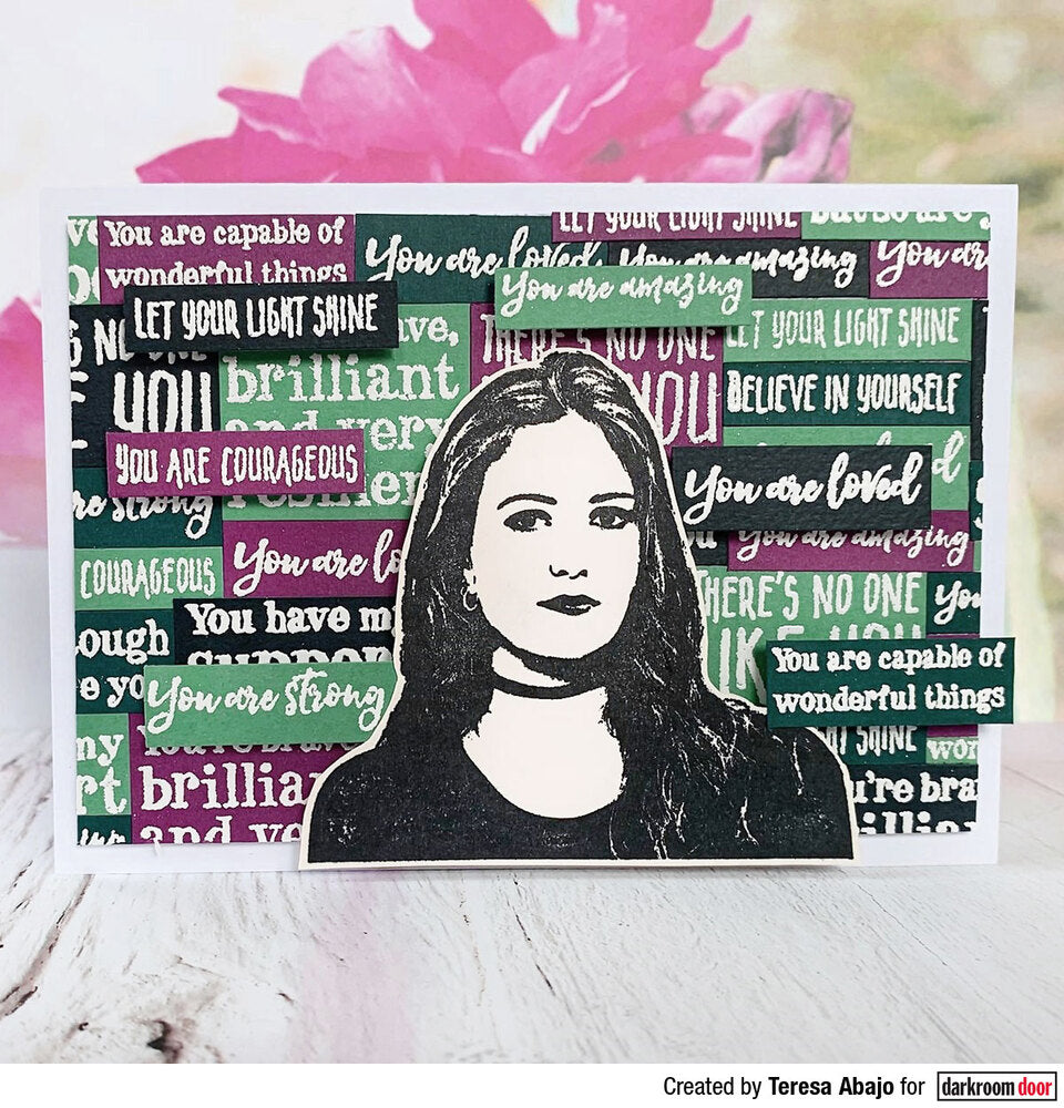 Rubber Stamp - Darkroom Door - Sentiment Stamp - You Matter