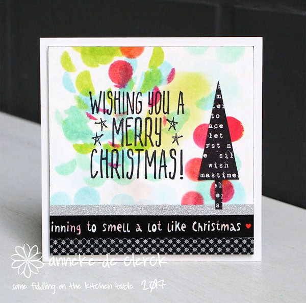 Rubber Stamp - Darkroom Door - Small Stamp - Christmas