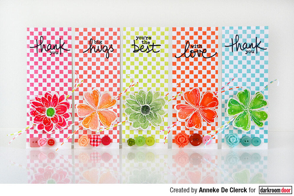 Stencil - Darkroom Door - Checkered