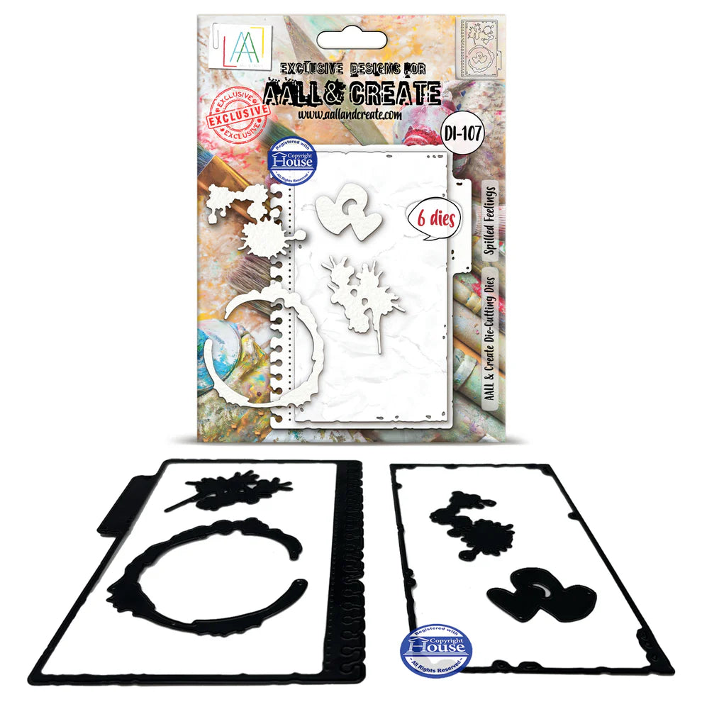 AALL & CREATE - Cutting Dies - Spilled Feelings # DI-107