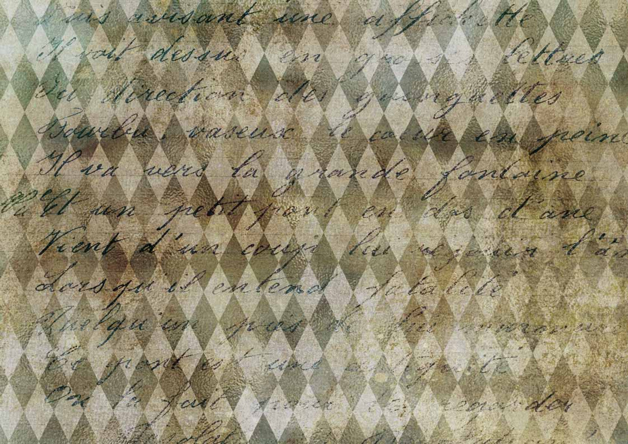 AB Studios - Rice Paper - A4 Sheet - Neutral Harlequin