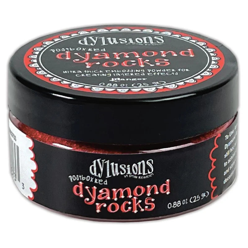 Dylusions - Dyamond Rocks - Postbox Red