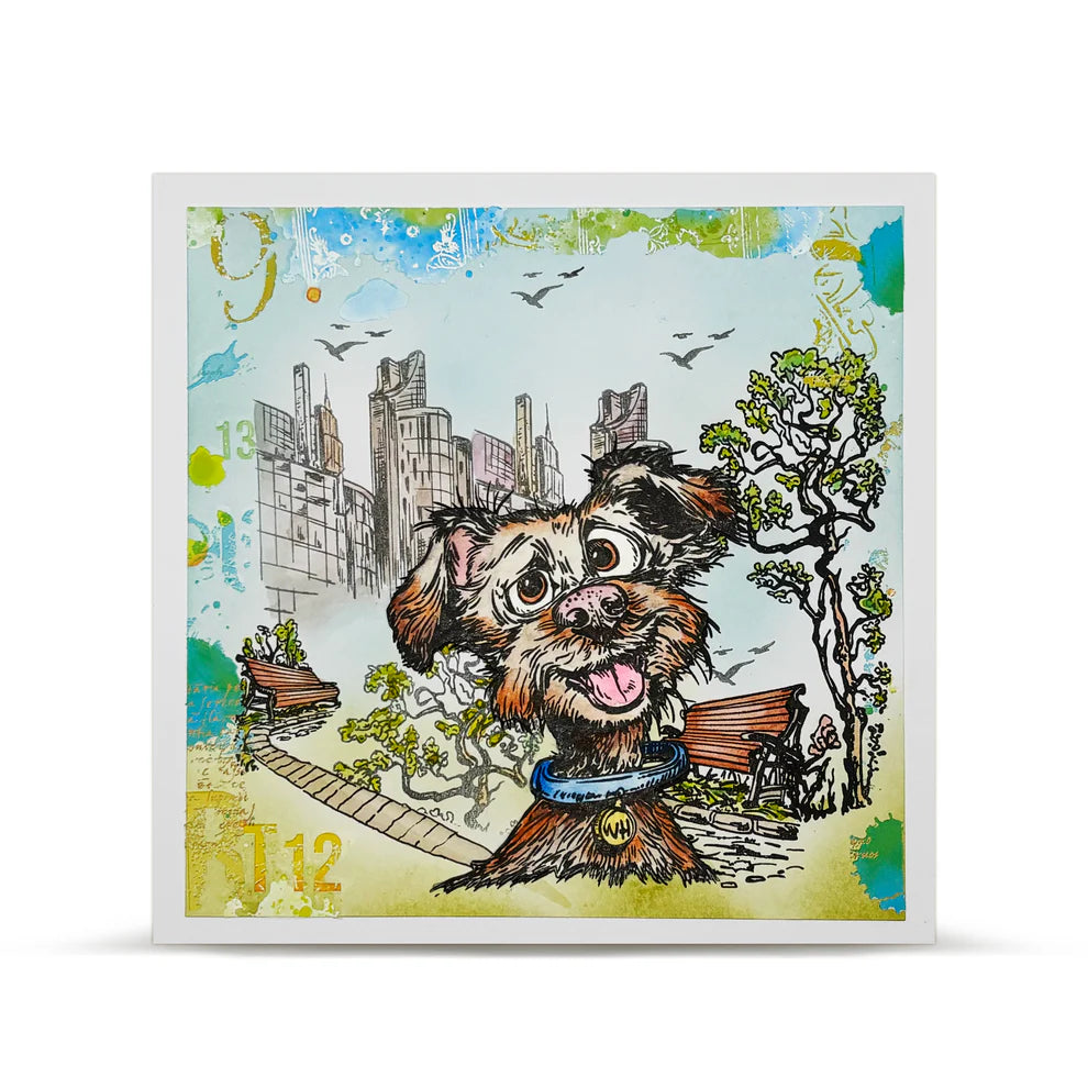 AALL & CREATE - A6 Stamps - Skyline Sniffs #1269