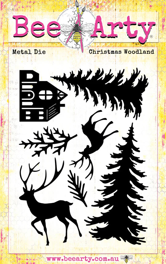 Bee Arty Dies - Christmas Woodland