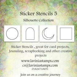 Lavinia Stamp - Silhouette Collection - Sticker Stencils 5