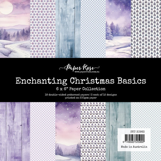 Paper Rose - Enchanting Christmas Basics 6x6 Paper Collection