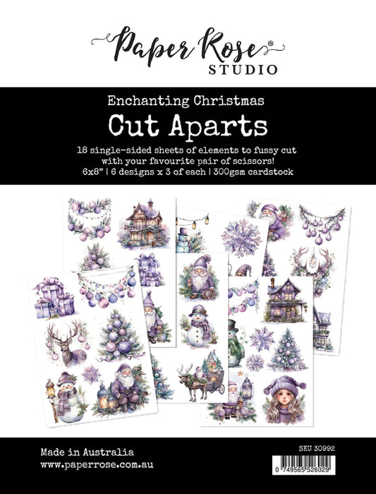 Paper Rose Cut Aparts - Enchanting Christmas